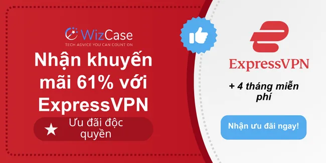 Biểu ngữ phiếu giảm giá chính ExpressVPN 2024