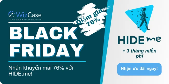 banner phiếu giảm giá hide.me Black Friday 2024