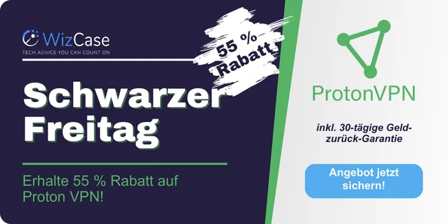 Proton VPN Black Friday 2024 Gutscheinbanner