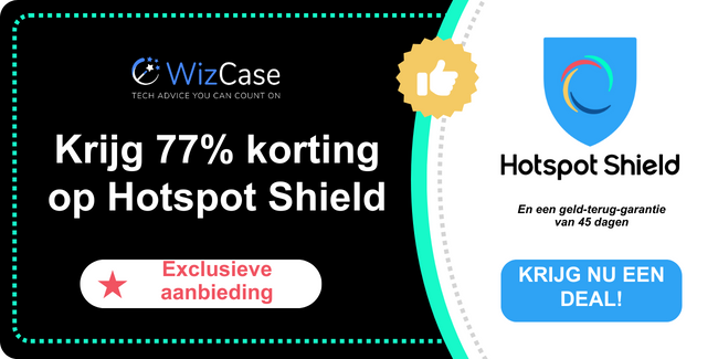 Hotspot Shield 2025 hoofdcouponbanner