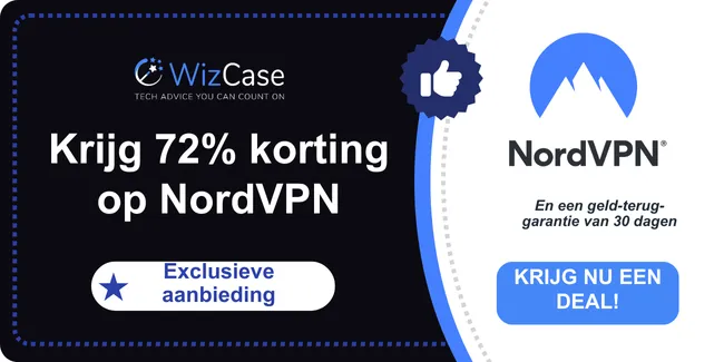 NordVPN 2025 hoofdkortingsbonbanner